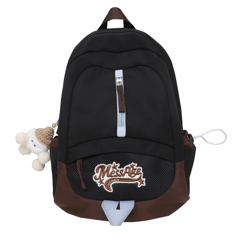 Cross-border Japanese-style college student casual backpack, schoolgirl style retro backpack for girls, lightweight schoolbag for junior and senior high school students Item Picture
