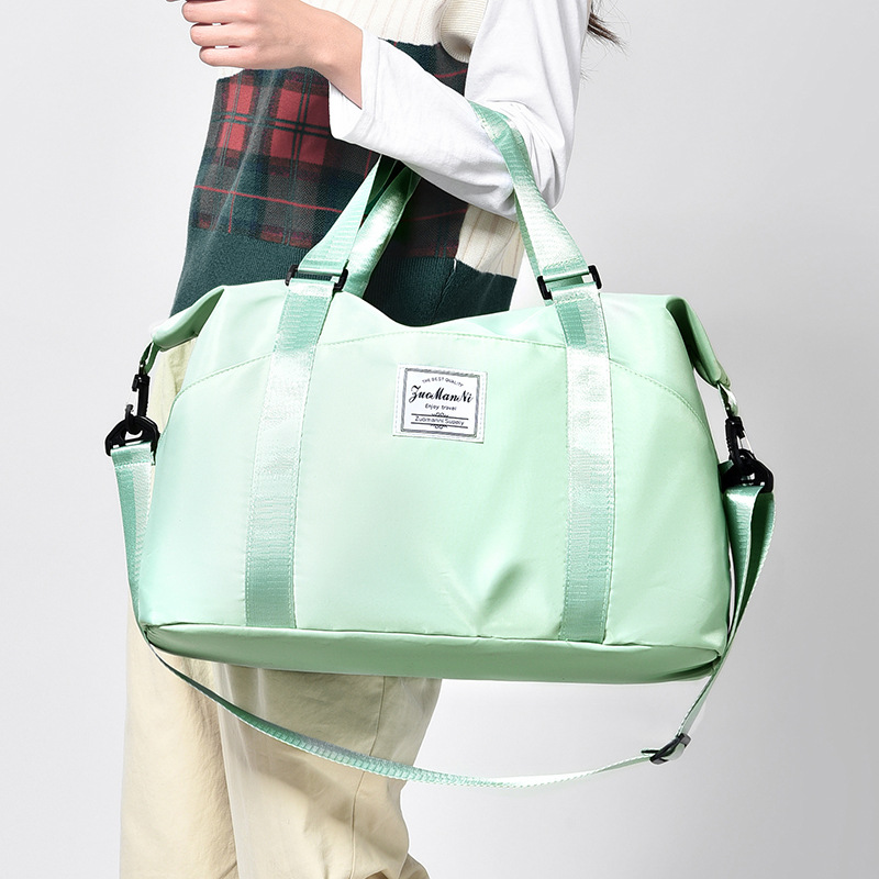 Large-capacity hand-held crossbody fitness travel bag with a handle, short-distance luggage bag for business trips, lightweight storage, mommy bag and batch full figure