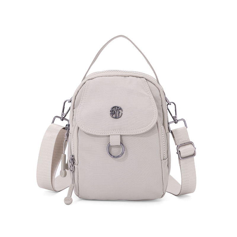 New 2025 solid color casual bag, simple single-shoulder bag, fashionable and trendy handbag, elegant lady's crossbody fabric bag Item Picture