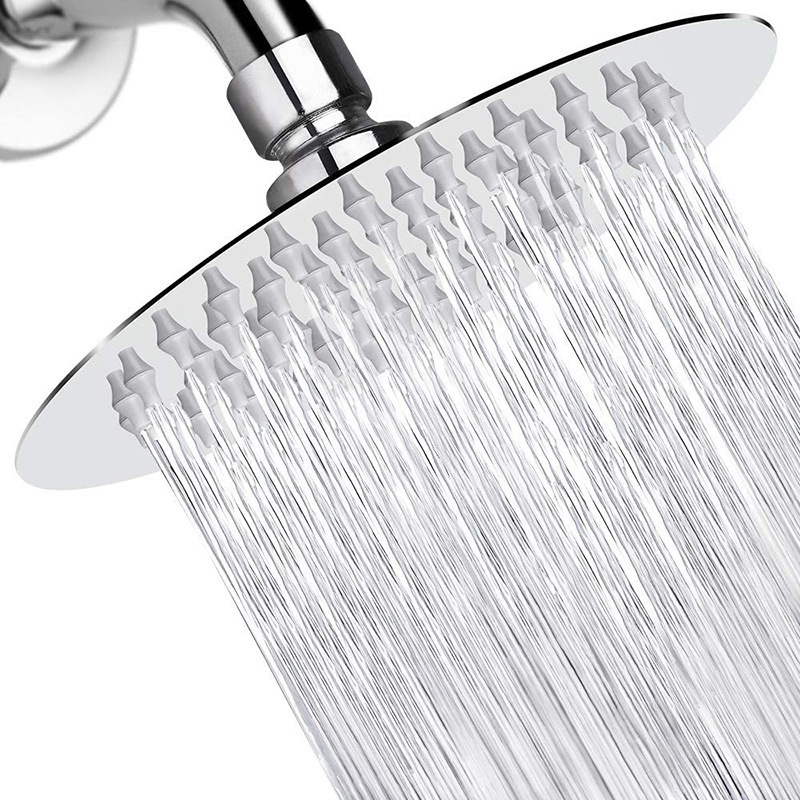 8-inch pressurized showerhead, ultra-thin mirror showerhead, high-flow 12-inch and 16-inch electroplated stainless steel top spray full figure