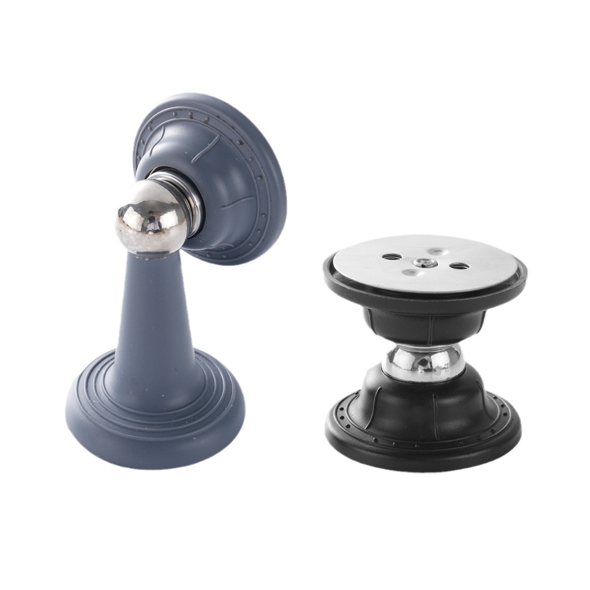 Home RV non-perforating silicone door, PVC anti-collision strong magnetic short silent door, toilet door and floor stop door Item Picture