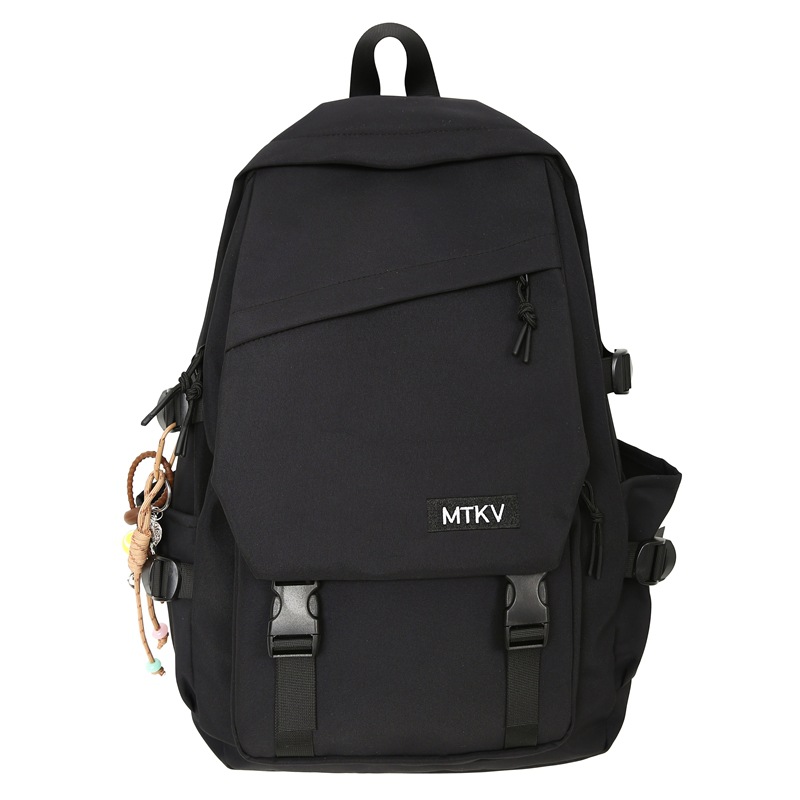 Men's casual and simple backpack, a backpack for junior and senior high school students, Japanese-style lightweight and large-capacity college students, a versatile schoolbag Item Picture