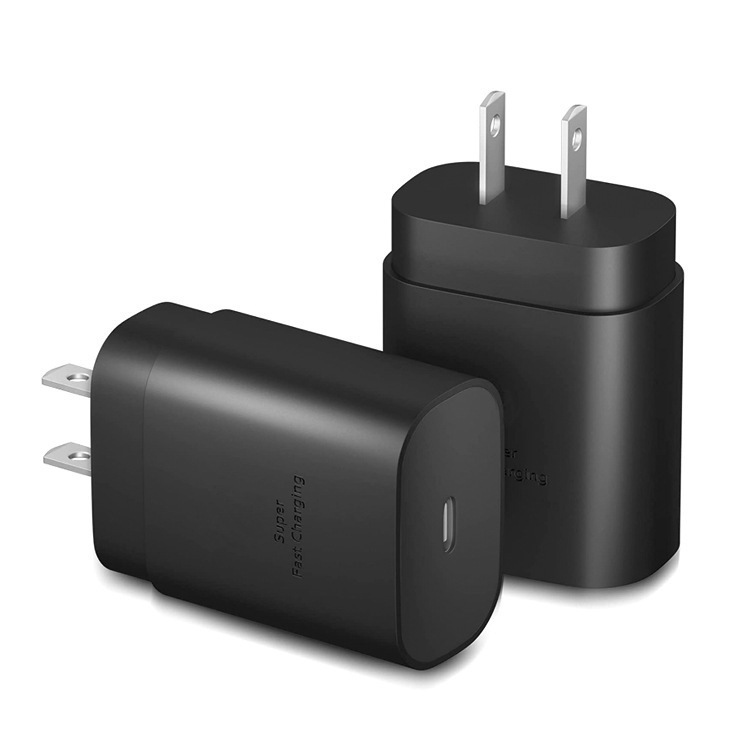 The 25W charger is compatible with the PDQC protocol fast charging for Samsung s22/s21/s24 series Type-C mobile phone chargers Item Picture