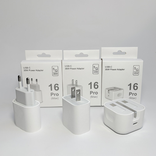 The PD35W charging head packaging box is suitable for the packaging of the new Apple 16 charger in the US, Europe and UK standards details Picture