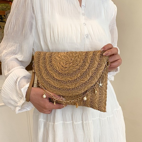 This is a new, trendy and versatile Instagram-textured crossbody bag with a soft surface and casual envelope details Picture