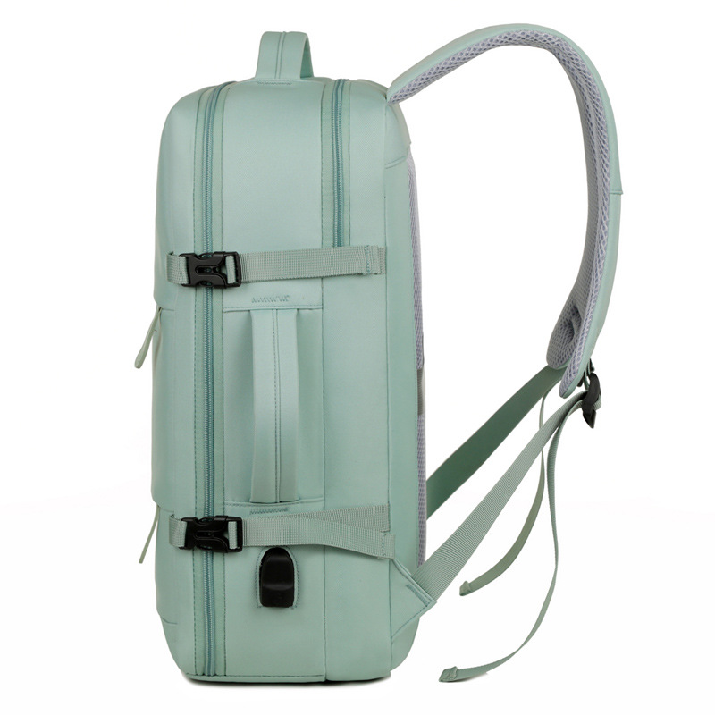A new type of high-end double-shoulder computer bag for foreign trade, a large-capacity business backpack for both men and women, and a simple solid-color casual backpack Specification drawing