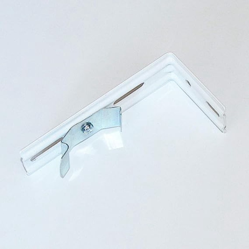 127 white seven-character size + vertical curtain top size, 4-inch vertical curtain track seven-character size fixed bracket curtain Specification drawing