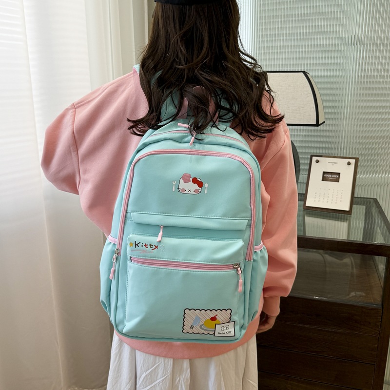 New cross-border schoolbags: Large-capacity backpacks for Japanese primary school students, niche backpacks, and lightweight travel bags for junior and senior high school students Specification drawing