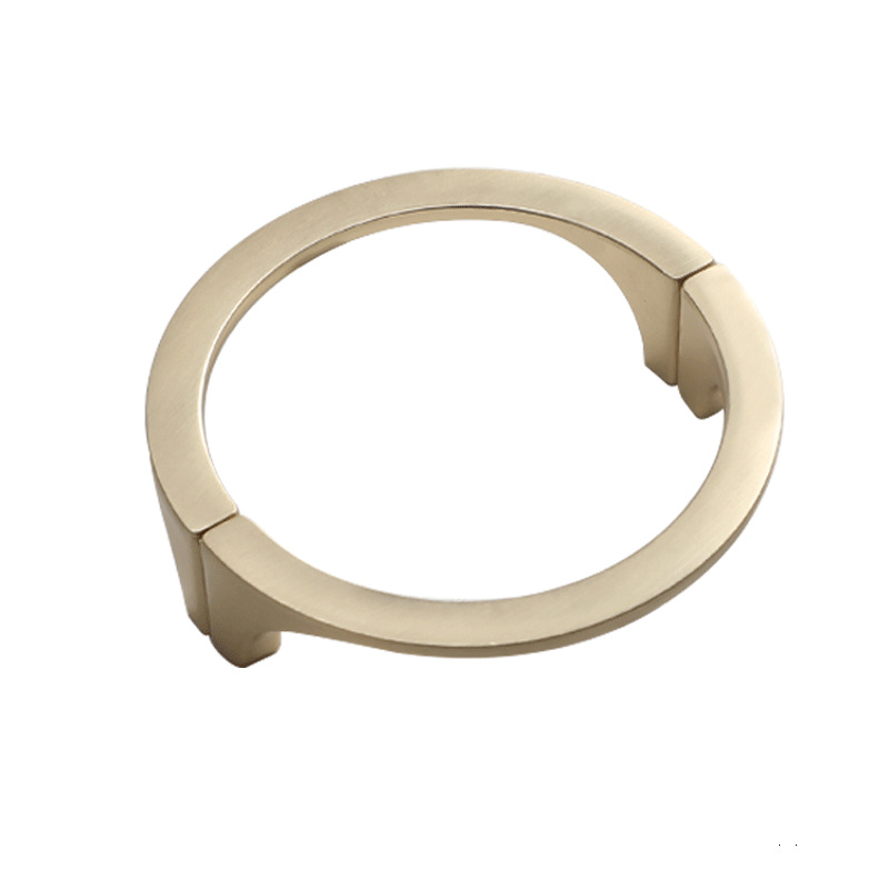 Golden modern light luxury cabinet door handle, solid zinc alloy cabinet drawer, wardrobe, shoe cabinet, Northern European style minimalist handle Item Picture