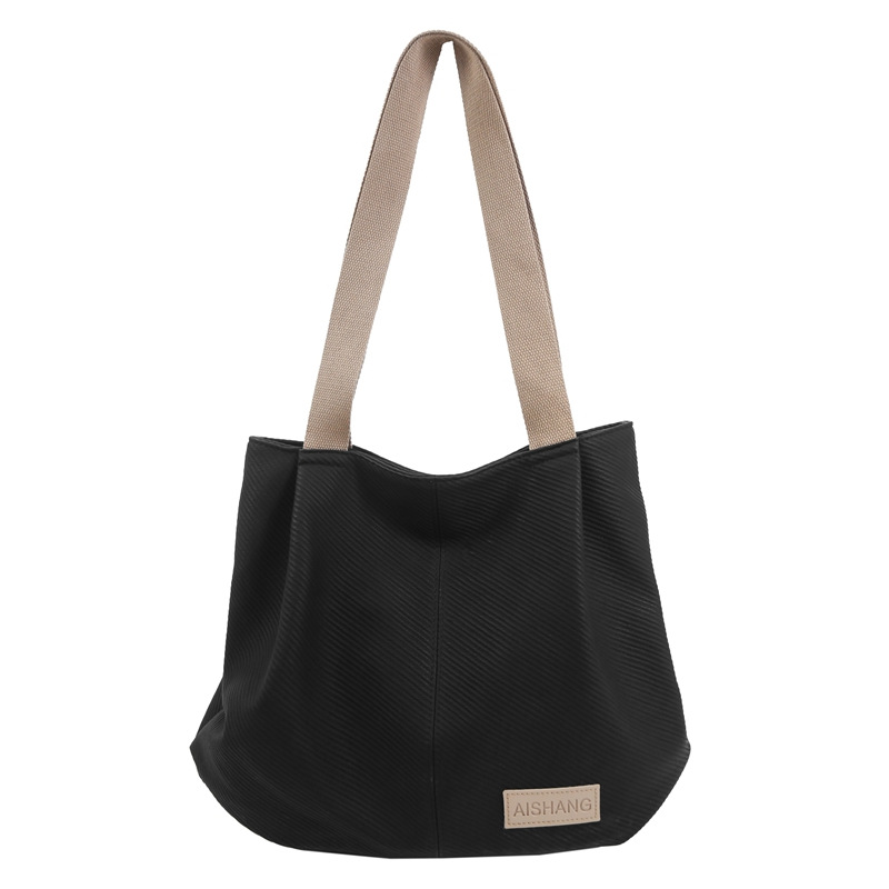 New large-capacity simple handbag, fashionable crossbody bag, popular shopping bag for shopping, trendy casual bag for women Item Picture