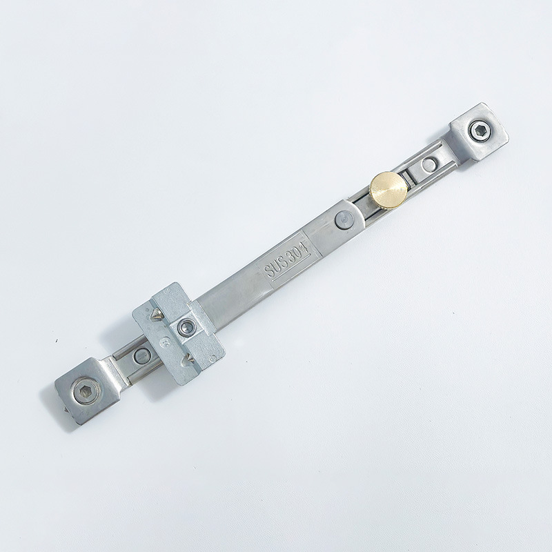 Factory wholesale 13.5-point stainless steel two-bar linkage (6-14 inches) window fixing wind braces without drilling Specification drawing