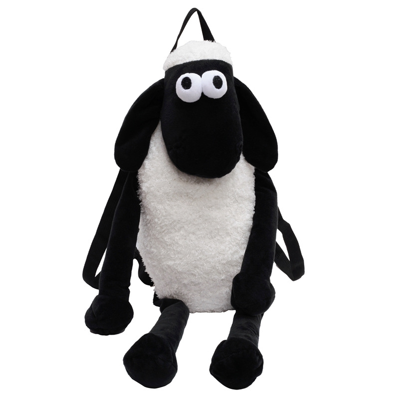 New style of plush backpack for women 2023, cute Sean Sheep cartoon doll backpack manufacturer wholesale Item Picture