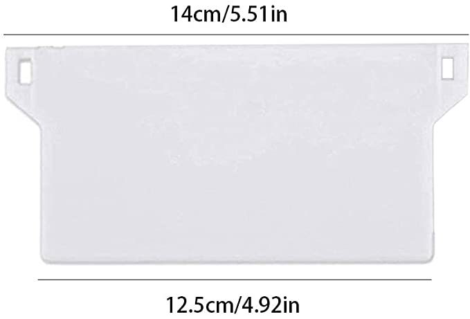 Cross-border 127mm base plate vertical curtain PVC plastic base plate vertical curtain accessories, vertical blinds accessories details Picture