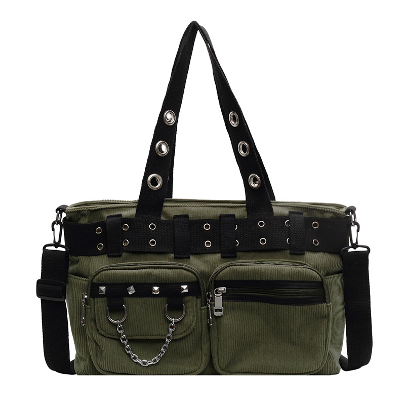 Cross-border trend down bag, single-shoulder women's bag, new Spring/Summer 2025 crossbody bag, crossbody women's bag, rivet bag Item Picture