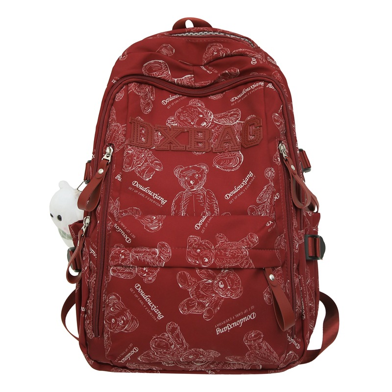 New lightweight backpack for high school students, girls, primary school students, cute girls, large-capacity schoolbag and single-shoulder bag for junior high school students Item Picture