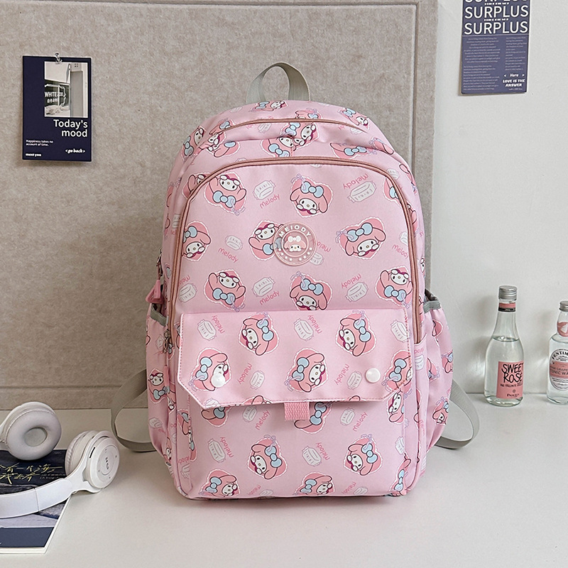 A new cross-border student backpack with large capacity and high appearance level. It is a cartoon, simple and casual backpack for junior high school and primary school students Application Scenario