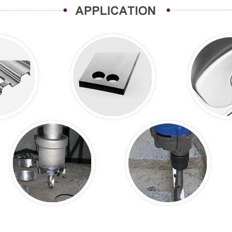 Hole opener cat's eye door mirror set, high-speed steel sheet sawtooth hole opener, metal sheet reaming drill bit manufacturer Specification drawing