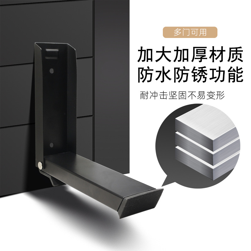 No need for drilling, raised stainless steel door stopper, magnetic door stop, windproof, anti-pinching, anti-slip metal when stepped on by hand or foot details Picture