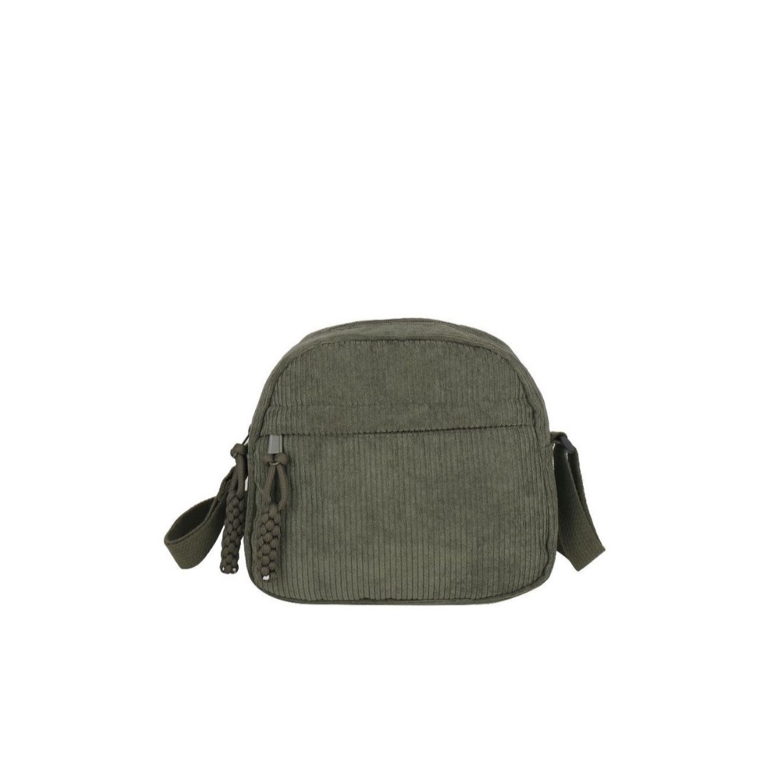 Corduroy fashionable solid color single-shoulder crossbody bag for women, new style for early spring 2025, versatile ins casual bag for women Item Picture
