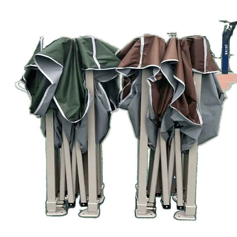 Stall tent, generous umbrella, four-legged folding and retractable, four-corner canopy, advertising, outdoor rain, sun protection and sunshade canopy Item Picture