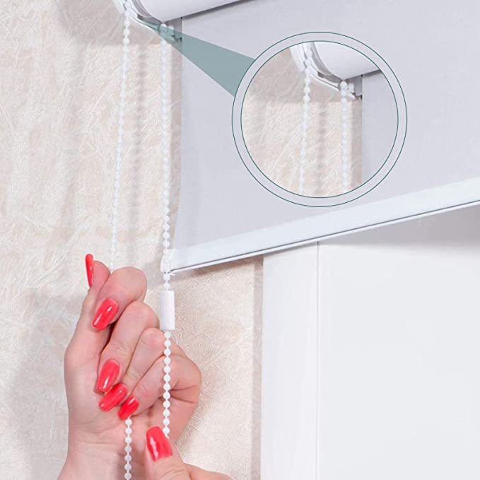 4.5*6 curtain accessories, 10-meter bead buttons, 10 sets, vertical blinds, Venetian blinds, curtain bead chain accessories Application Scenario