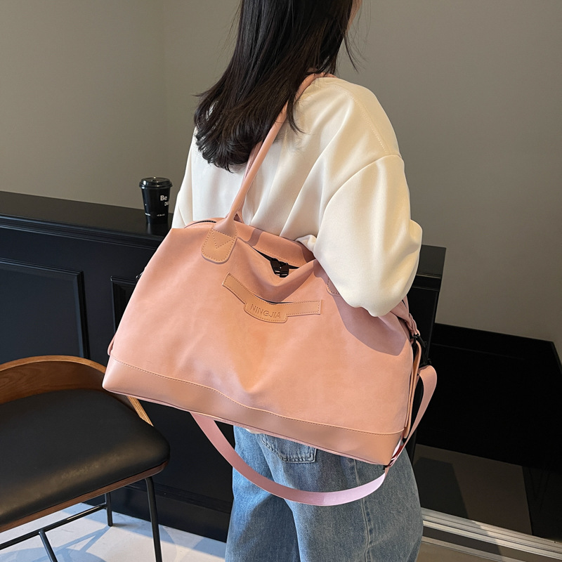 2025 New style travel bag, single-shoulder crossbody yoga exercise and fitness bag, lightweight hand-held large-capacity luggage bag Specification drawing