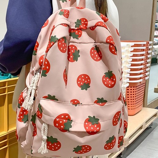 Student schoolbag, large-capacity backpack, new cartoon versatile backpack, cute school style, fresh backpack, computer bag Specification drawing