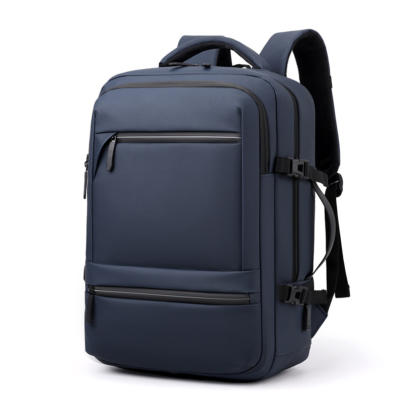 New business commuting laptop bag, backpack, men's large-capacity, high-end USB charging travel bag Item Picture