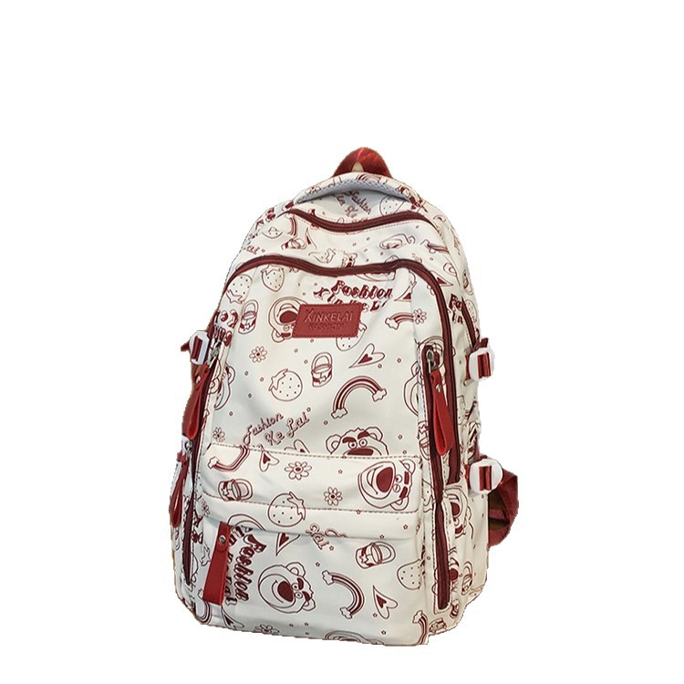 2025 New model schoolbag: Large-capacity multi-functional backpack for junior high school students, schoolbag for female college students and high school students on campus Item Picture