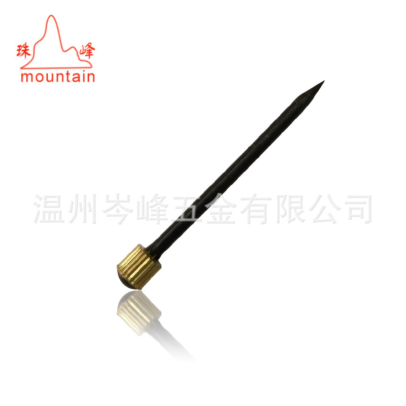 Factory direct sales and wholesale of high-quality iron nails, black copper-head nails, golden nails, photo frame hook nails Item Picture
