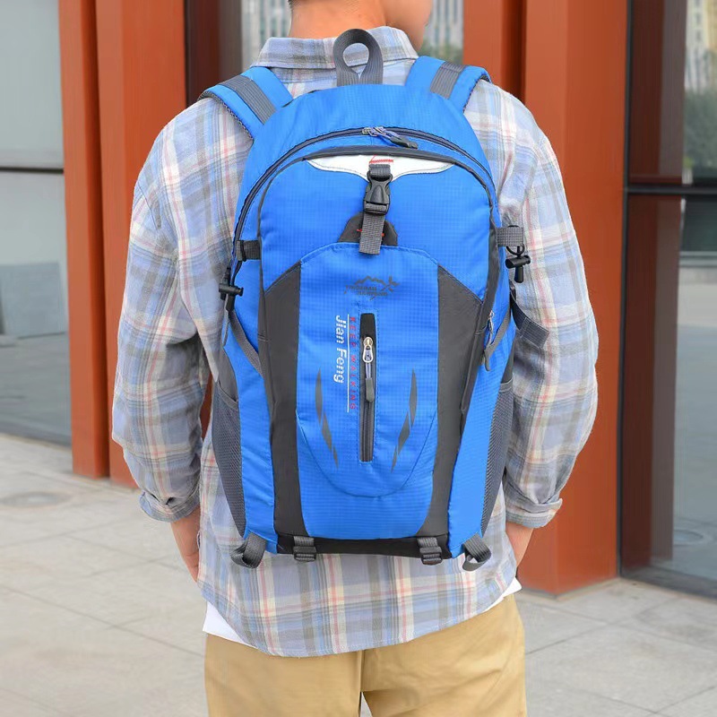 Portable, durable, large-capacity outdoor travel bag, waterproof sports 40L mountaineering travel bag, multi-functional backpack batch details Picture