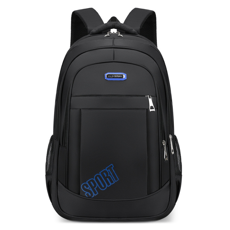 Cross-border wholesale of simple backpacks, casual short travel bags, men's and women's campus students' wear-resistant business computer backpacks Item Picture