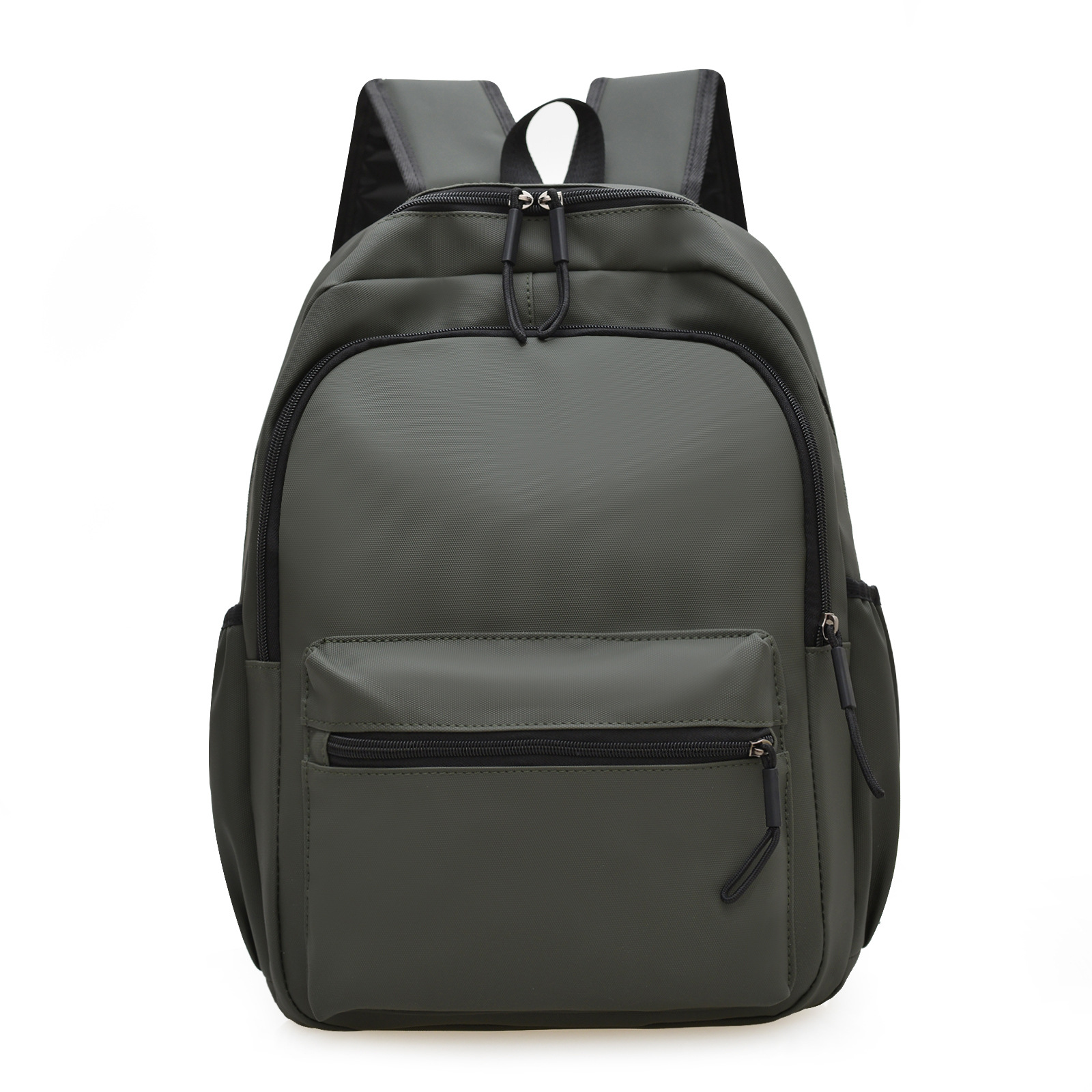 Korean-style middle school student schoolbags, business backpacks, large-capacity computer bags, casual and versatile solid-color men's backpacks, cross-border Application Scenario