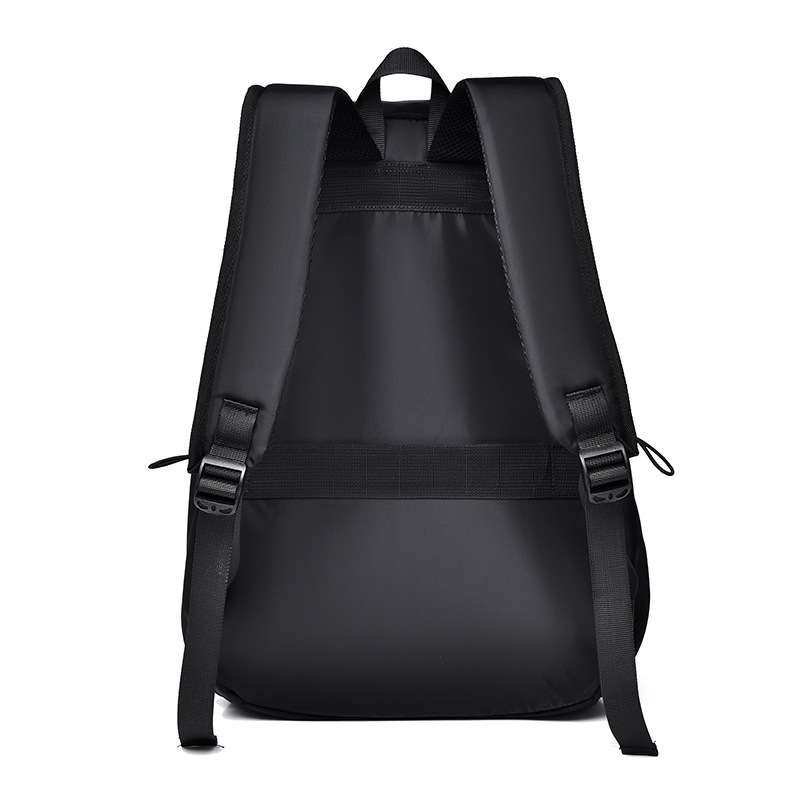 Cross-border nylon backpack, lightweight men's casual travel bag, large-capacity schoolbag, simple computer bag for college students Specification drawing