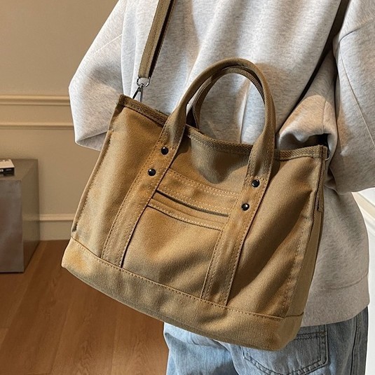 Fashionable and niche internet-famous handbags, college student fashion tote bags, small square bags, large-capacity bags, casual single-shoulder bags Specification drawing