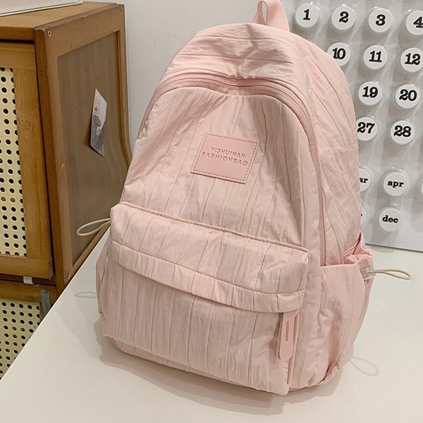 New fresh and clean solid-color backpacks, student small schoolbags, tutorial bags, lightweight backpacks for traveling and outdoor bags Specification drawing