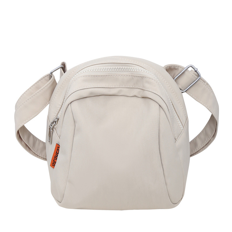 Retro small square bag, crossbody canvas bag, pure cotton washable cloth bag, commuter student class bag, simple cloth bag, single-shoulder bag Item Picture