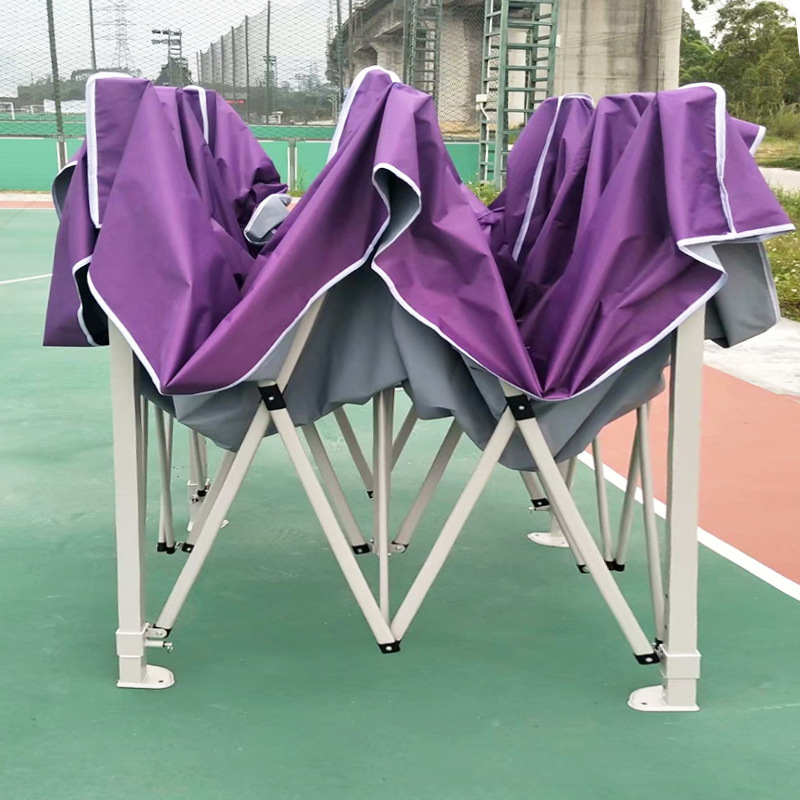 Thickened outdoor four-legged advertisement, folding tent, parking sunshade, rain shelter, night market barbecue, street stall, telescopic and versatile full figure