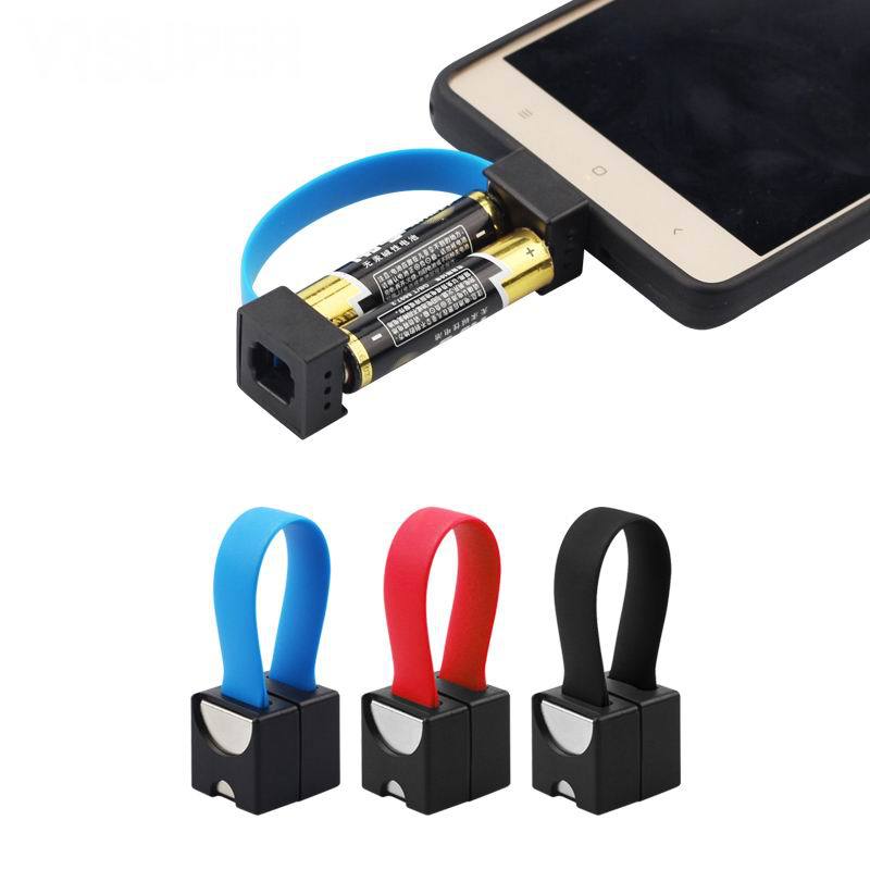 Outdoor portable Android phone emergency charger, No. 5 and No. 7 battery fast charging gift list, power bank full figure