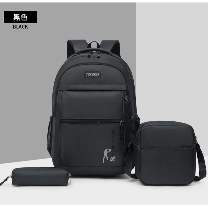 Wholesale men's backpacks, new large-capacity outdoor travel backpacks, casual and simple business computer bags from the manufacturer full figure