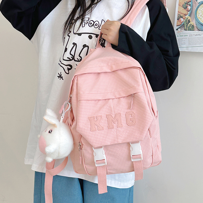 Soft and cute cream-yellow kindergarten children's travel backpack, high appearance level, ins sweet and girlish mini backpack details Picture