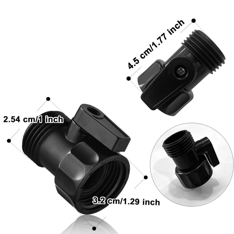 Cross-border American standard 3/4GHT garden hose threaded joint plastic ball valve water supply control switch Application Scenario