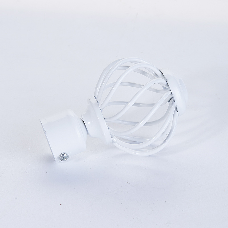 Roman rod head cover, ironwork plug, circular seal, curtain rod decorative head, 28/25/22/19, curtain head accessories details Picture