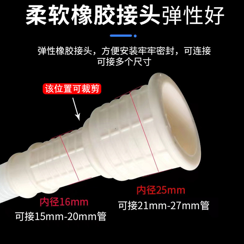 Air conditioning water pipe, drain pipe, hose, sun protection extension pipe, condensate outlet pipe, semi-automatic washing machine inlet pipe Application Scenario