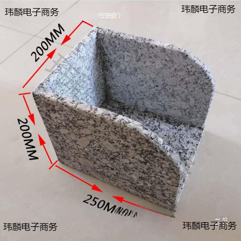 Granite water dustpan finished marble water dustpan, water holding stone water under the drain pipe of the water sink Application Scenario