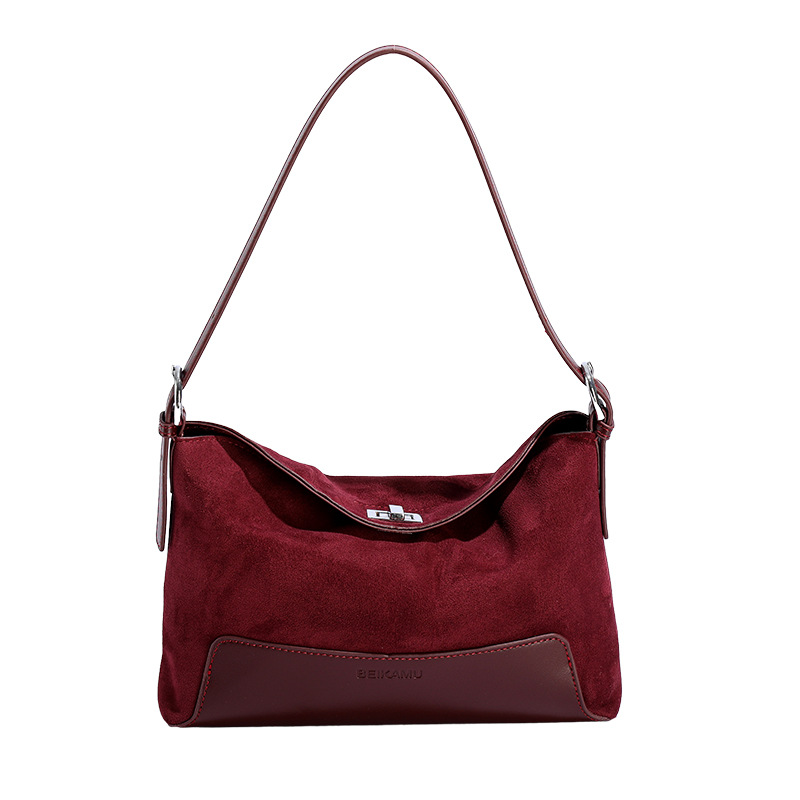 A new high-quality tote bag for autumn and winter, a large-capacity single-shoulder underarm handbag for commuting, and a versatile women's crossbody bag Item Picture