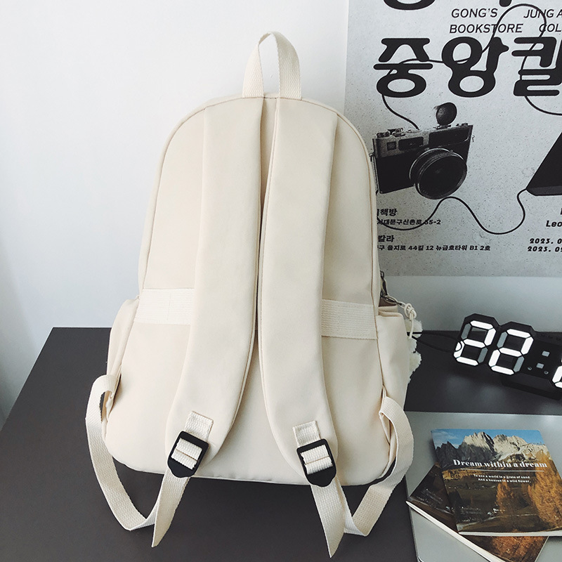 A large-capacity Japanese-style versatile computer bag for women, a commuting college student couple backpack, and a simple travel backpack Specification drawing