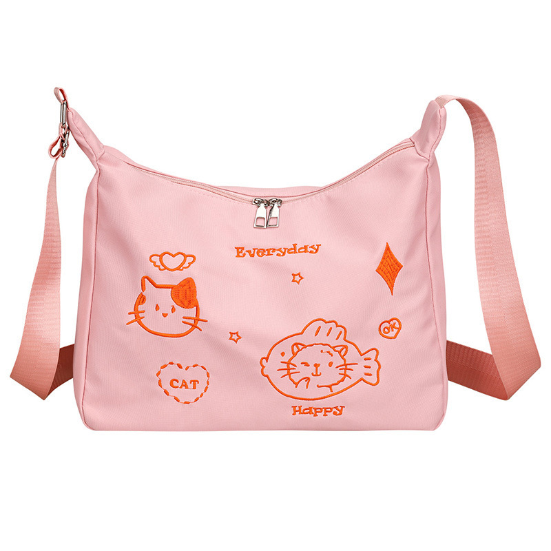 A new Japanese-style cute cartoon large-capacity fashionable single-shoulder bag for 2025, a fresh, artistic and versatile commuting crossbody bag Item Picture