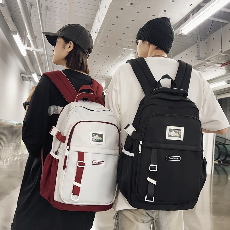 New college-style fashionable and casual student schoolbag, large-capacity backpack for female high school students, ultra-light and load-reducing backpack Application Scenario