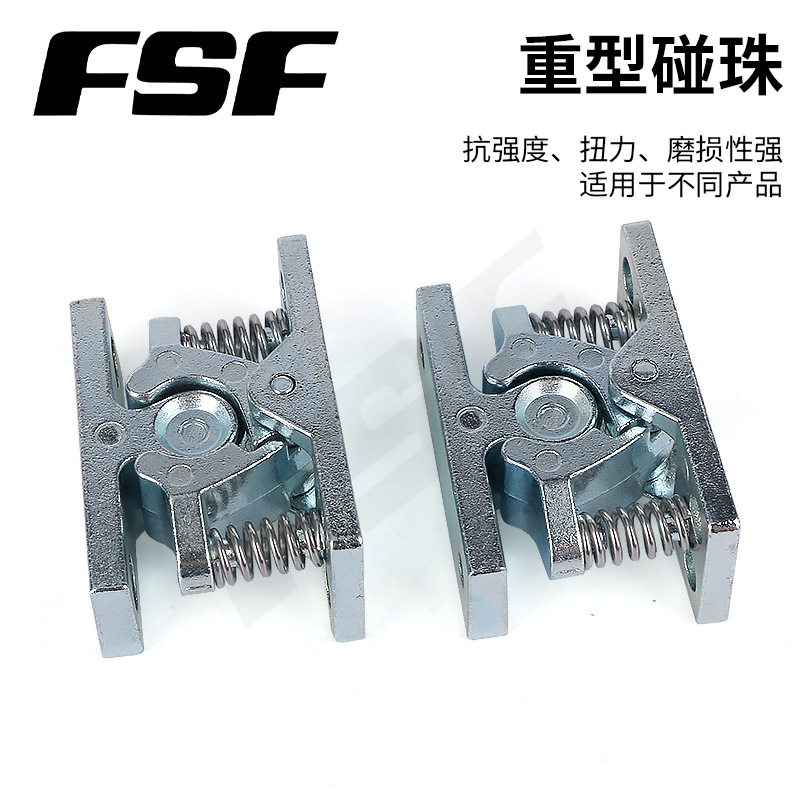 Zinc alloy strong door touch DK101 cabinet door strong touch bead buckle lock heavy-duty door stop door touch spring lock details Picture